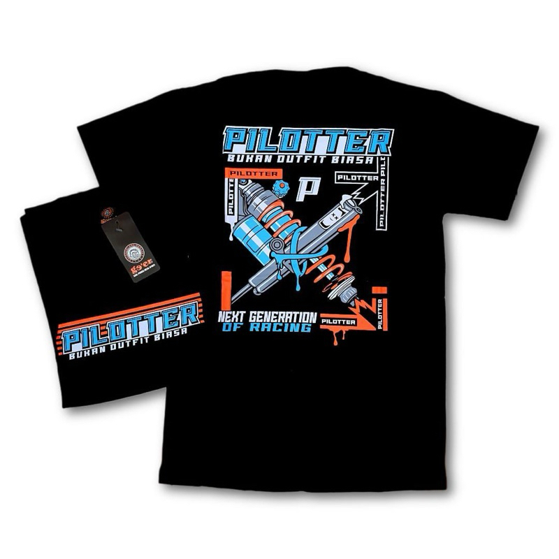 Kaos Atasan Anak Tanggung Motif Pilotter Bukan Outfit Biasa Warna Hitam