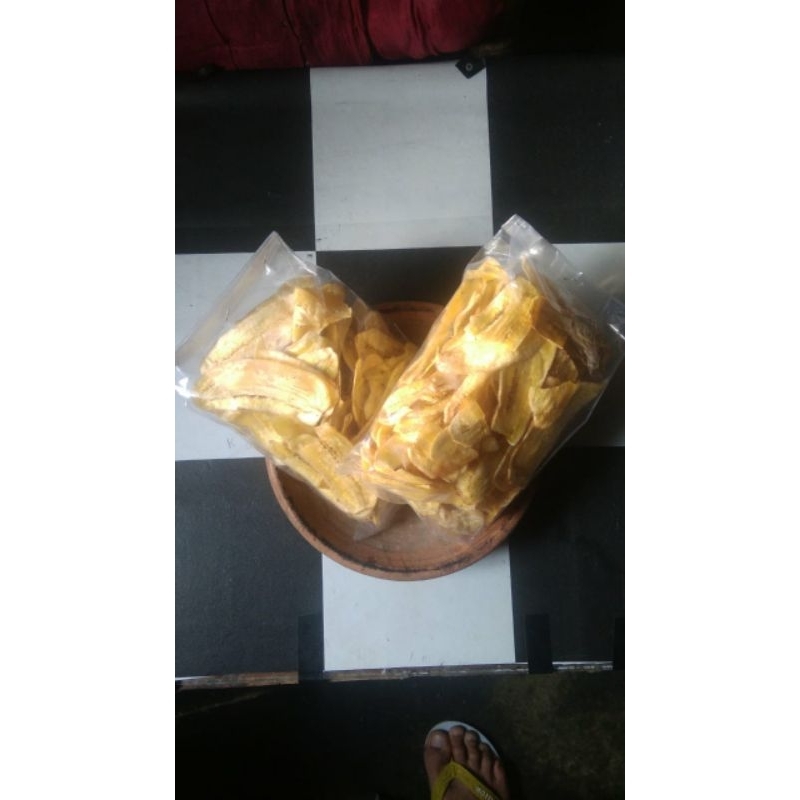 

Keripik pisang rasa original gurih asin kriuk 110gr