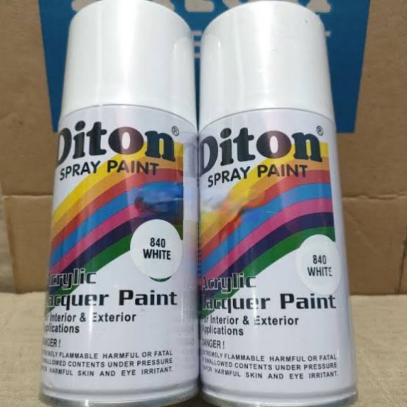 Pilox Cat Semprot Diton Putih 840 White 300cc Ukuran Besar Pylok Cat Semprot Pilok Diton Pilox Diton