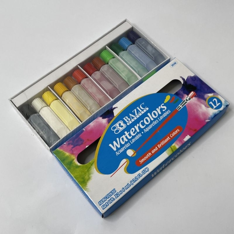 

cat air bazic 2638 watercolour 12 warna