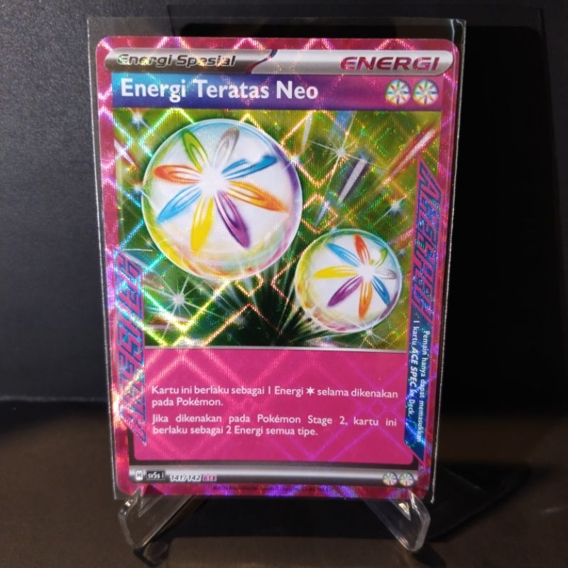 Energi Teratas Neo Ace Spec sv5s 141/142 Paradoks Andalan Kartu Pokemon Pokemon Card
