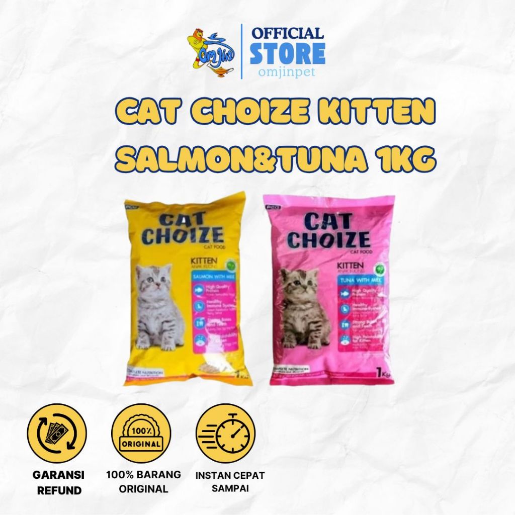 Makanan Kucing Cat Choize Kitten 1 Kg / Cat Choize Kitten 1 Kg