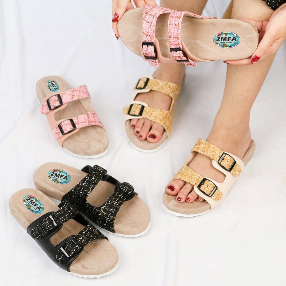 Sandal teplek wanita empuk model casual - teplek wanita simple elegan murah MFA06
