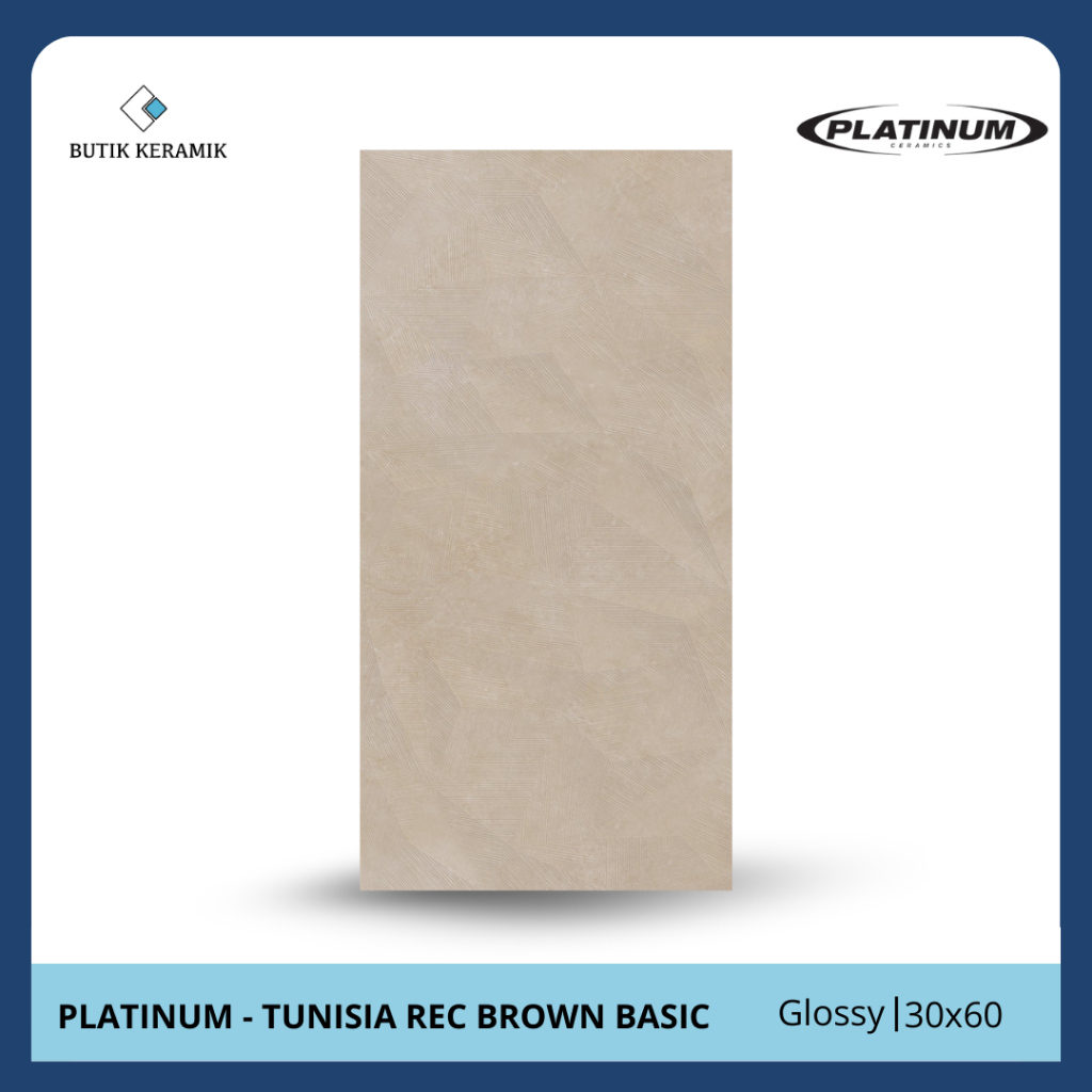 Keramik 30x60 Glossy | Platinum | Tunisia Rec Basic Series | Glossy | Grade A / KW 1 | Keramik Lanta