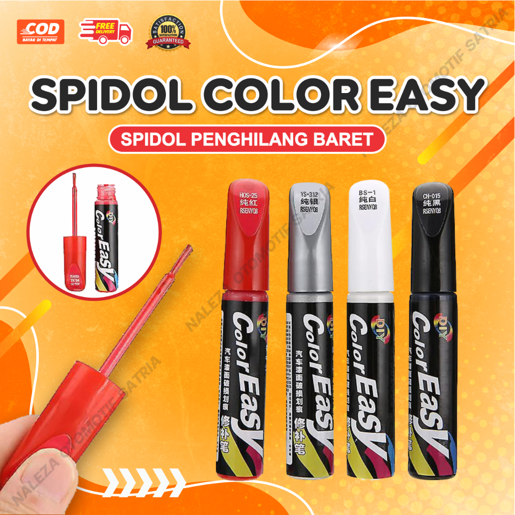 Spidol Penghilang Baret Motor Mobil - Color Easy Cat Spidol Penghilang Lecet Cat Mobil Motor Warna H
