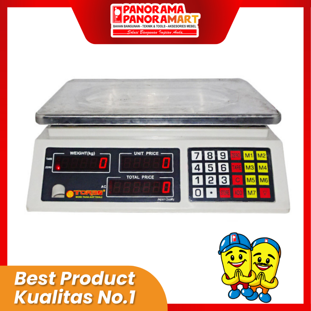 TIMBANGAN DIGITAL TORA 30 KG / TORA Timbangan Digital 30 Kg - Timbangan Buah - Sayur