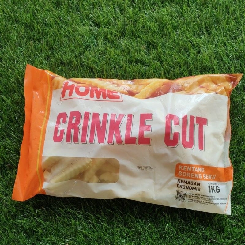 

Home crinkle cut/kentang goreng/shoestring/1kg