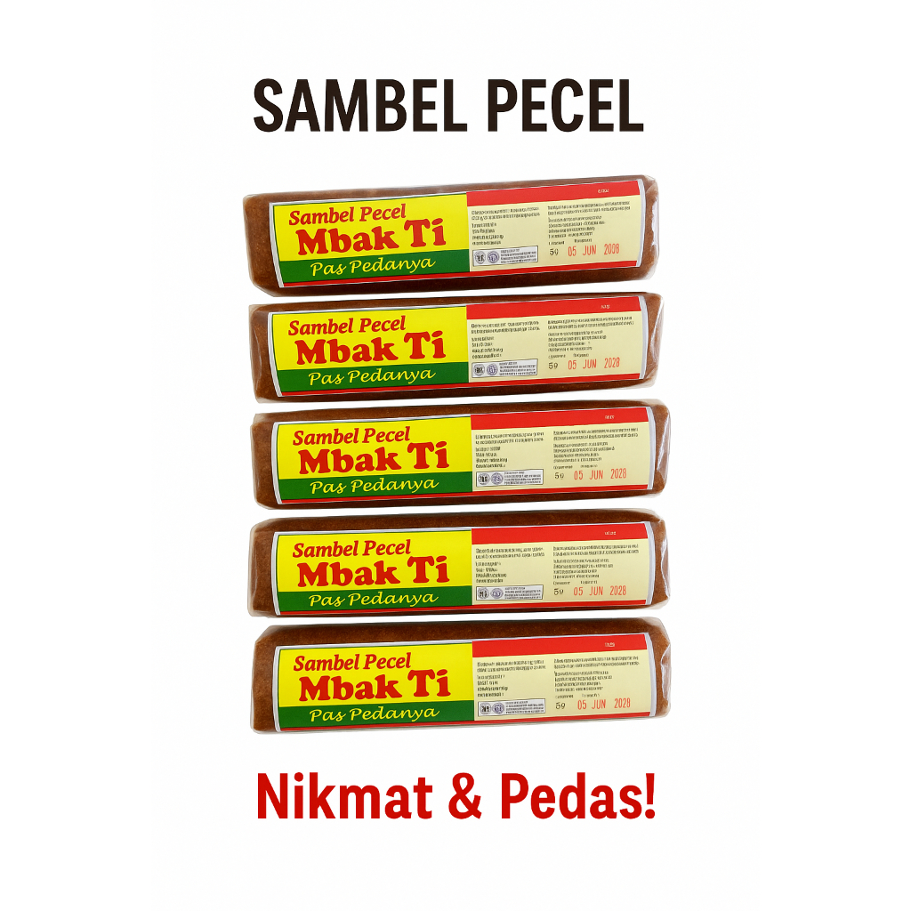 

Sambal Pecel Tradisional Mbak Ti Kemasan 700 gr Cita Rasa Khas Kediri Termurah