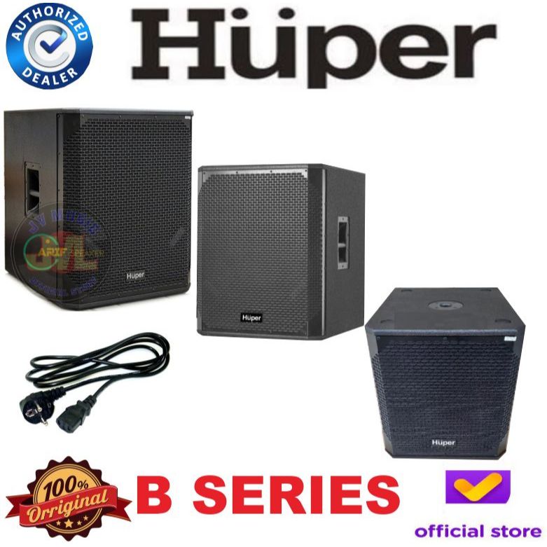 Huper B18A / B15A  / B12A  Subwoofer Aktif Huper B-18A   / B-15A  / B-12A Active Subwoofer