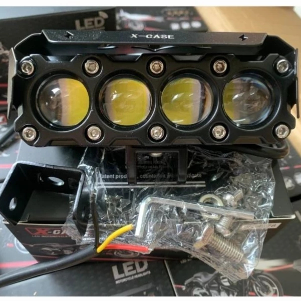 Lampu Tembak Sorot X-CASE SQL 4 Mata Led 60Watt Foglamp SQL 4 Mata Led Lampu Tembak Foglamp 60Watt U