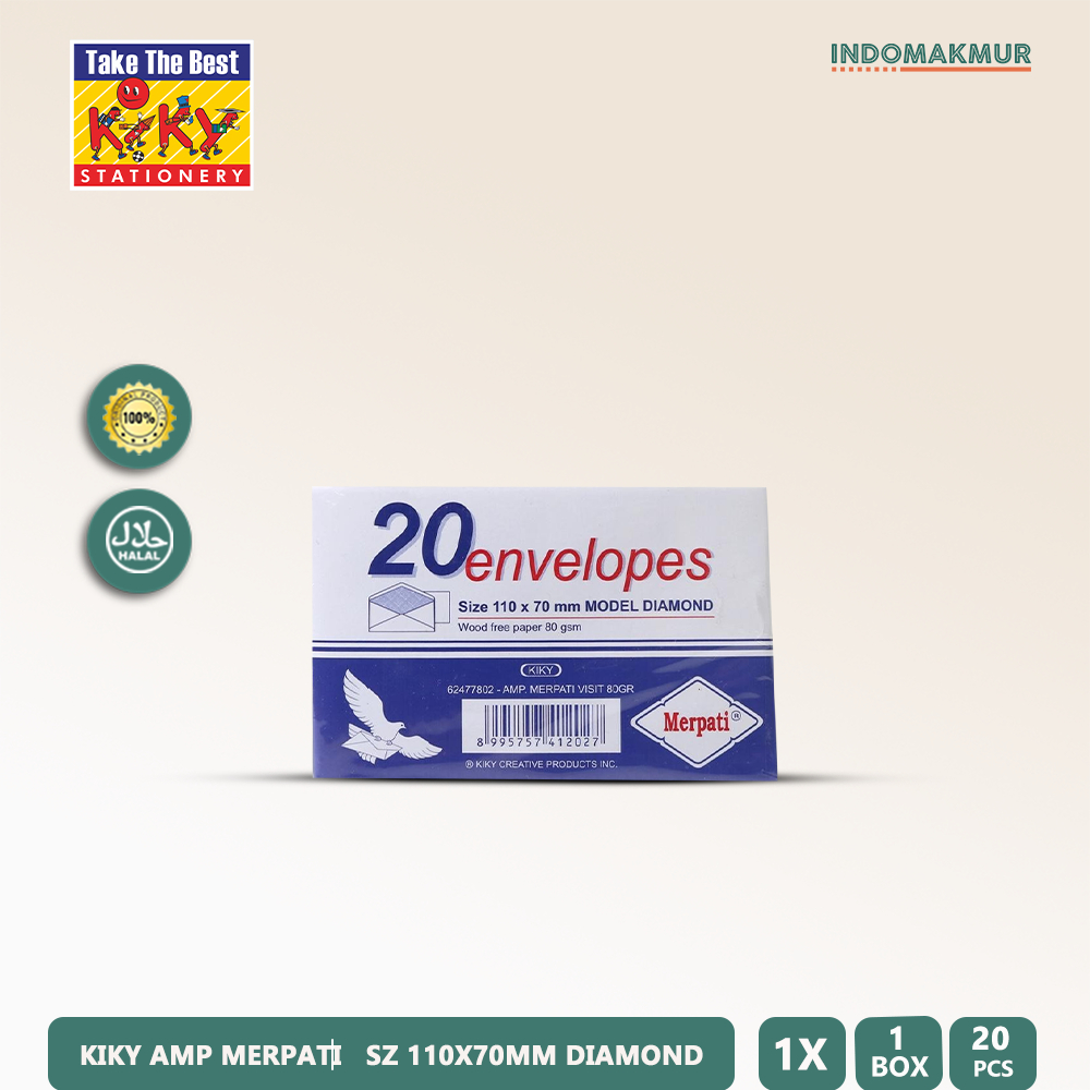 

IDM - Amplop Kiki Merpati - Kemasan Pak