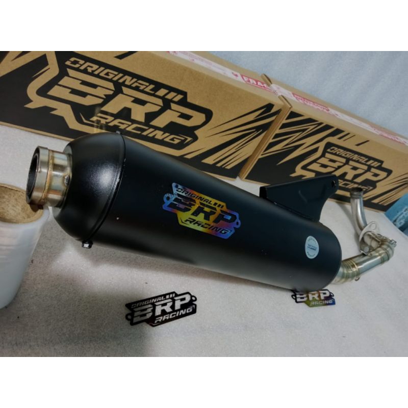 Knalpot Standar Racing inlet38 Original BRP RACING EXHAUST Pnp Vario. mio. nmax. pcx. aerox