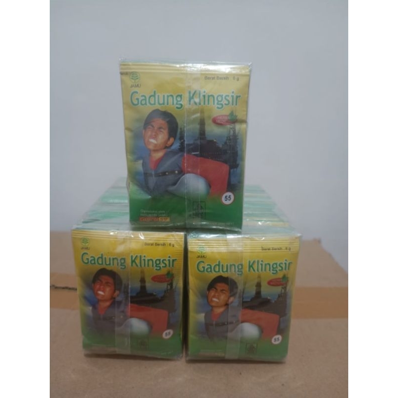 

Gujati Gadung Klingsir 1 Pack (10 Sachet)