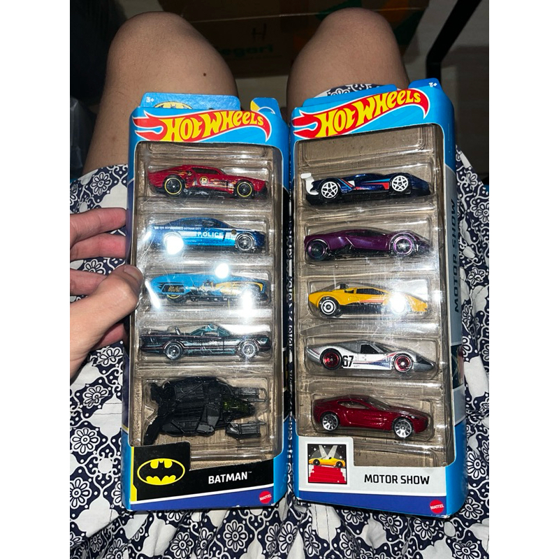 hotwheels gift pack 5 pcs diecast edition batman dan motor show