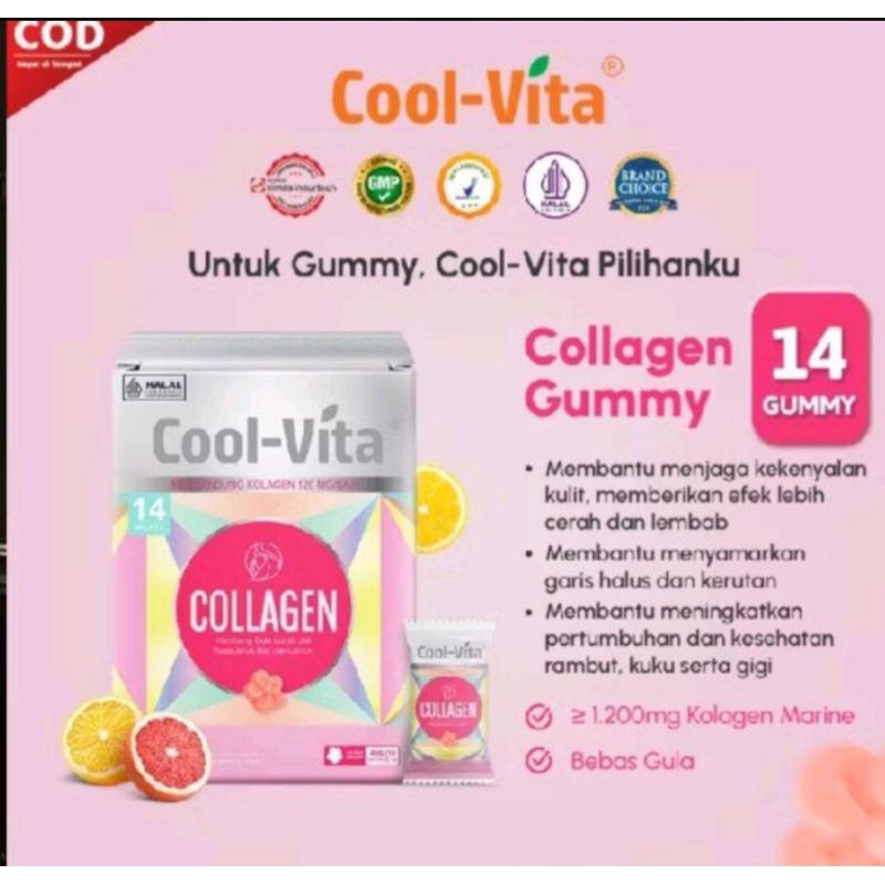

COOLVITA COLLAGEN GUMMY RASA JERUK BALI DAN LEMON