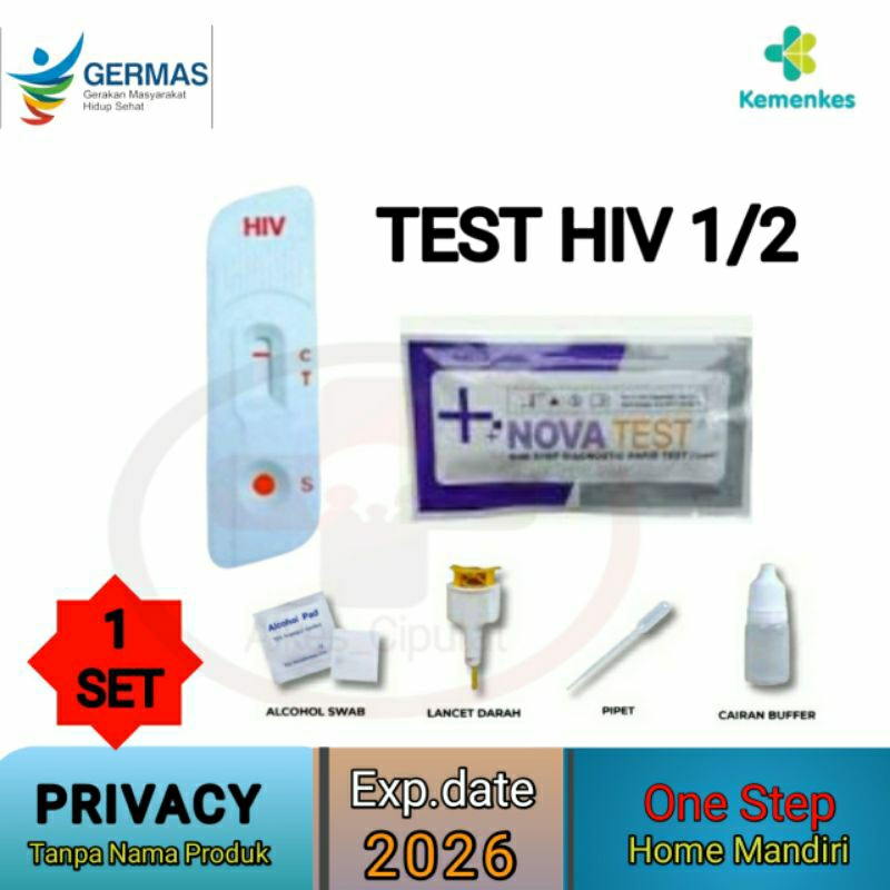 Alat Test Mandiri HIV Satuan - Nova Test Indec SR