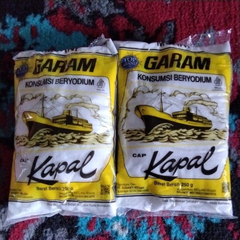 

Garam Dapur 250g Cap Kapal ASLI !!!