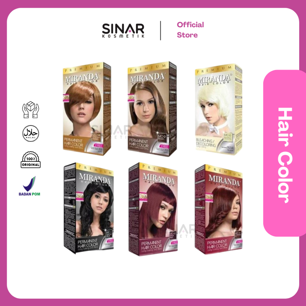 Miranda Hair Colour  Premium 60 ml │ Semir Kemasan BESAR