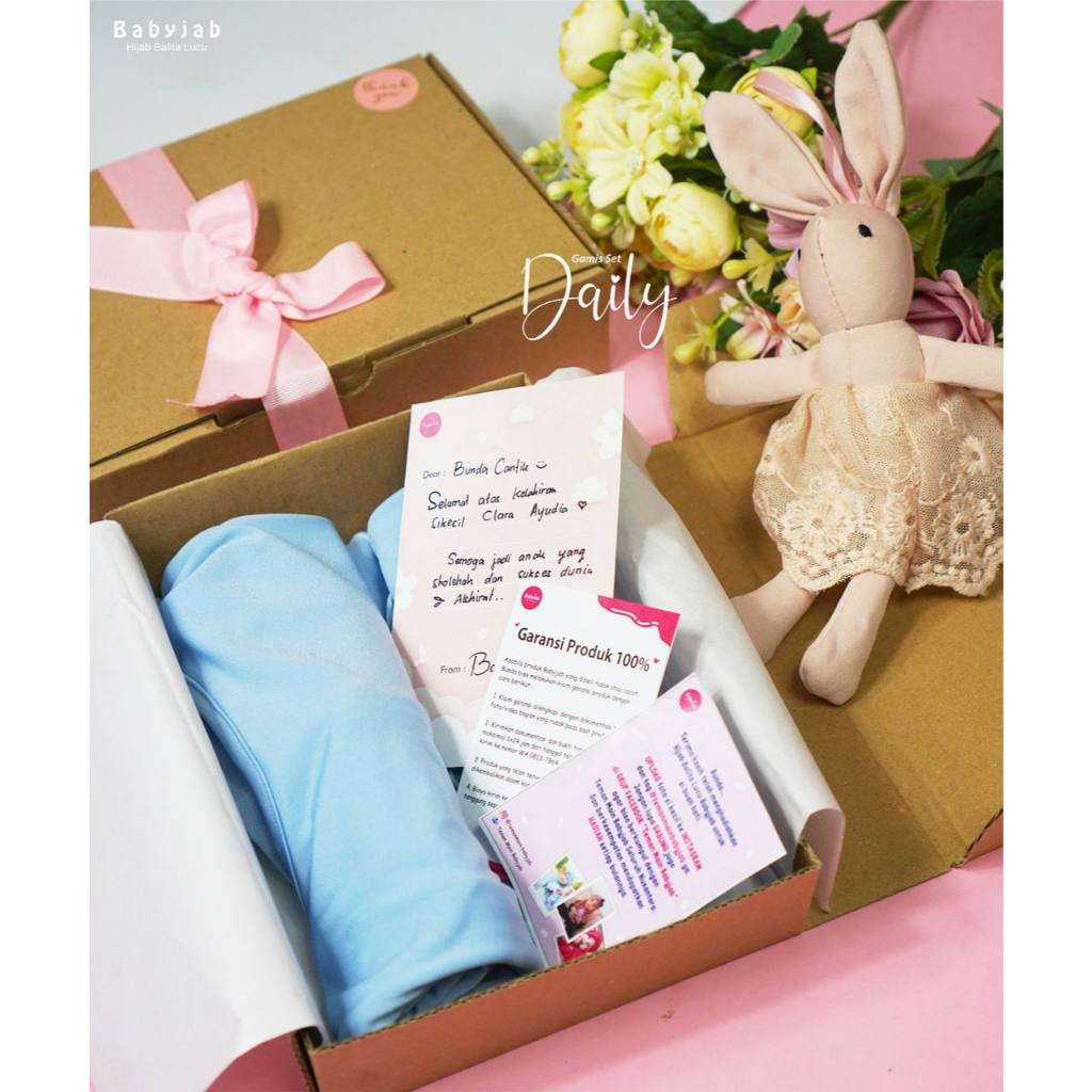 

[PROMO] Gift Box Hijab dan Gamis Balita | Hadiah Lahiran Kado Ulang Tahun Spesial Hampers Anak Perempuan