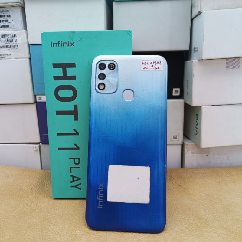 Infinix HOT 11 Play RAM 4/64GB - Hp Second Murah Berkualitas dan Bergaransi