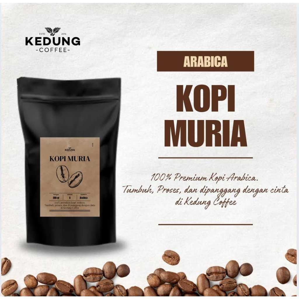 

(lokal)Kopi Arabica Muria Grade A 200gr