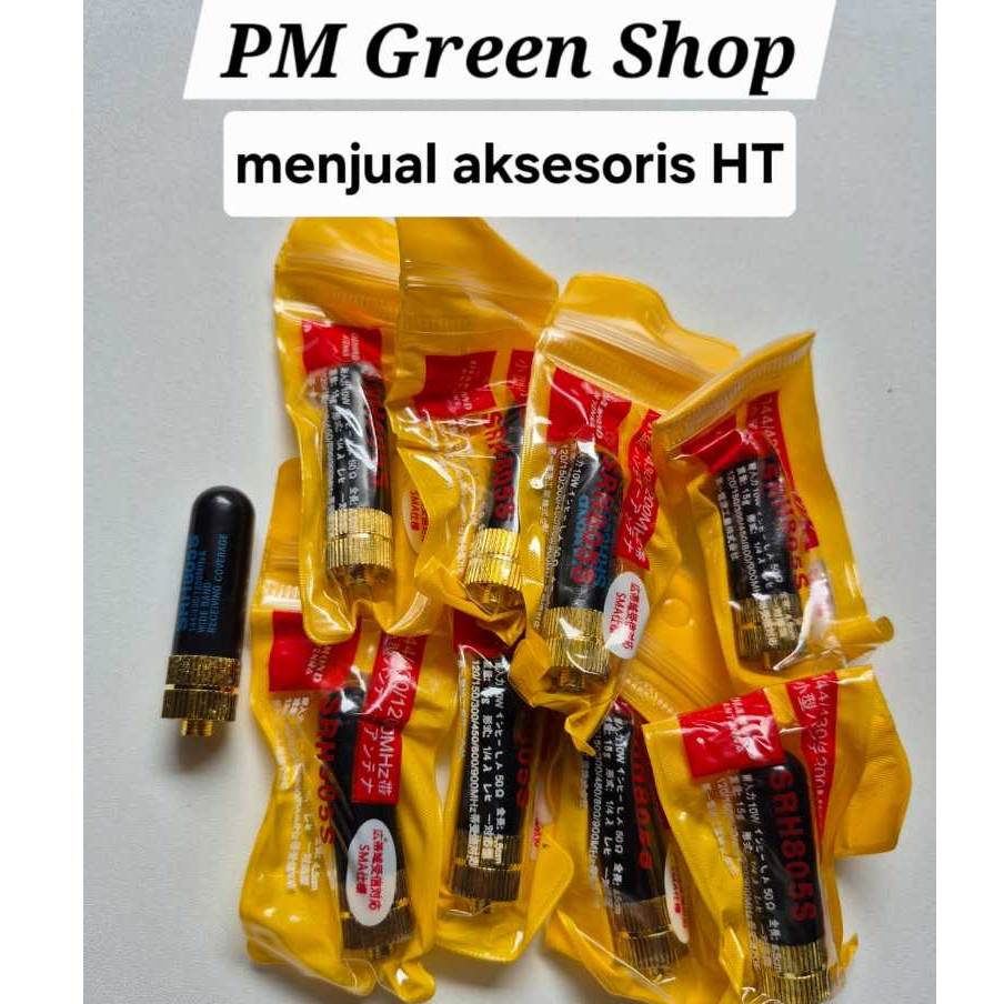 Antena ht motorola gt12 gt10 gp328 plus gp338 plus gp888 plus gp360 mini pendek dualband jarak jauh