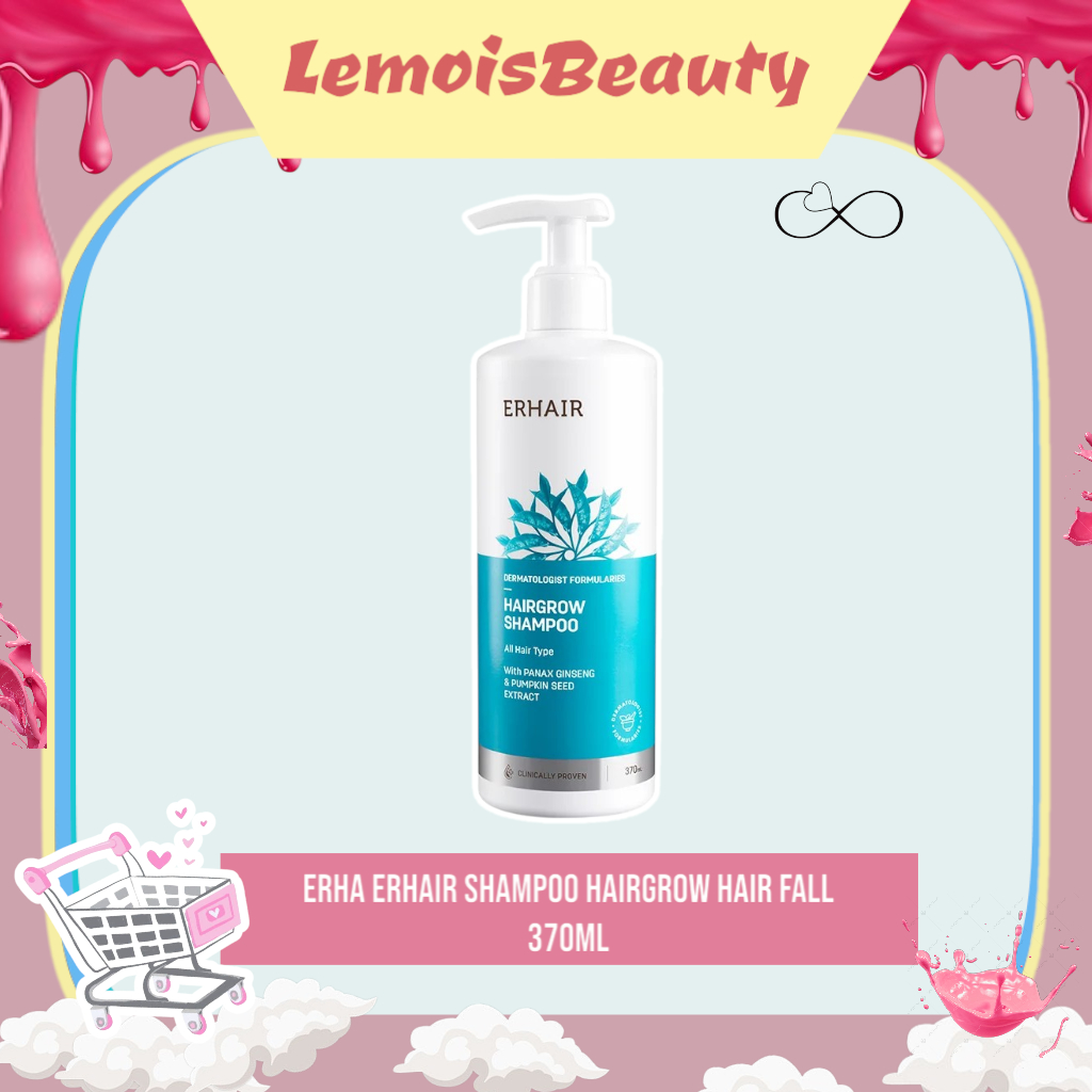 LemoisBeauty- ERHA ERHAIR Shampoo Penumbuh Rambut Hairgrow Hair Fall Shampo & Tonic - Mengurangi Ram