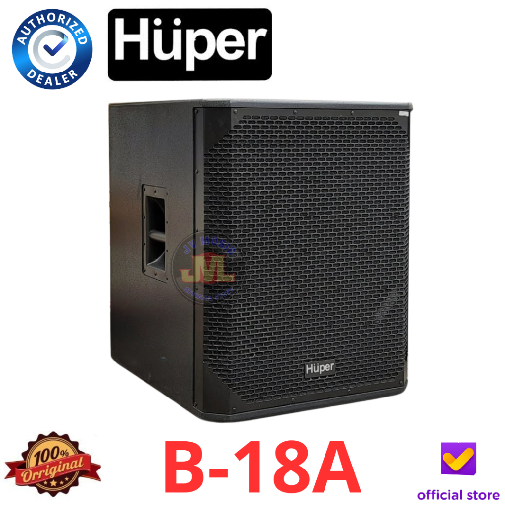 Huper B18A 18" Subwoofer Aktif Original Huper B18A Active Subwoofer