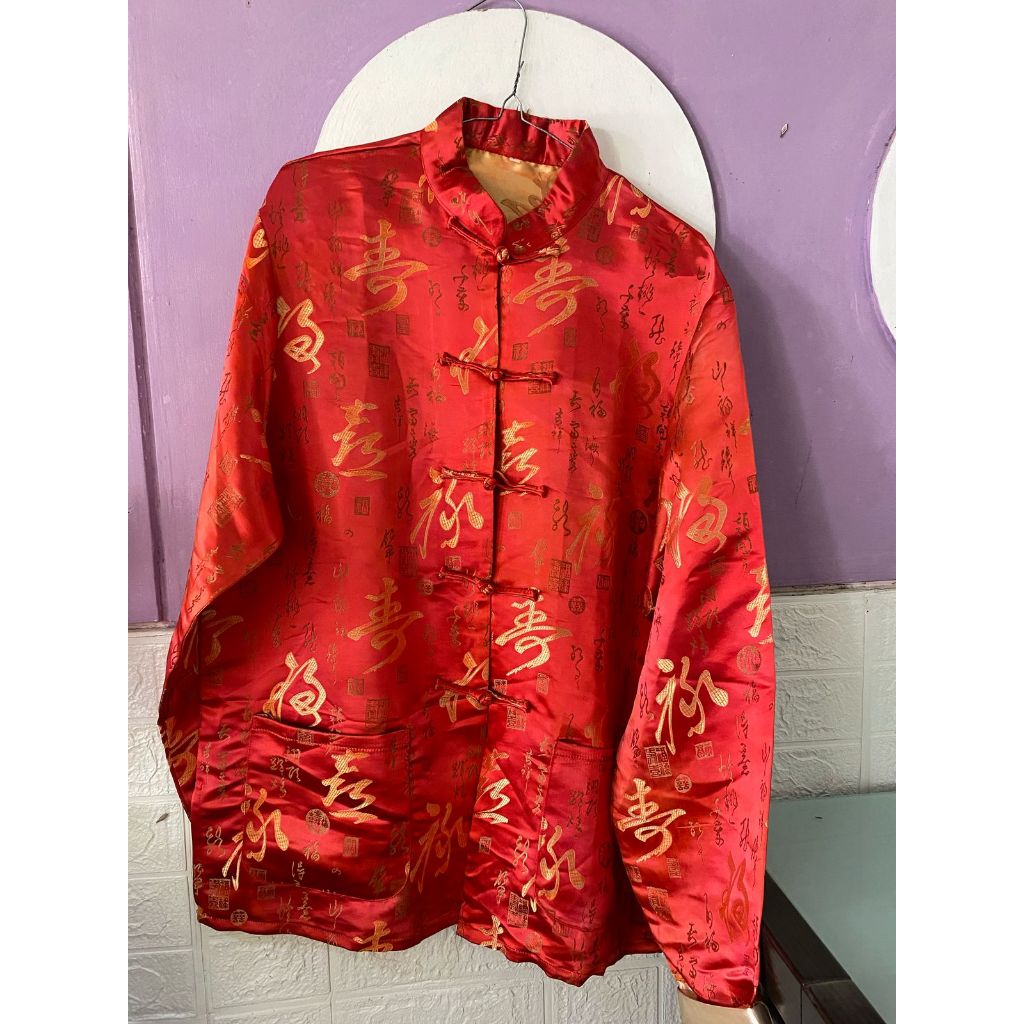 cheongsam kemeja pria preloved