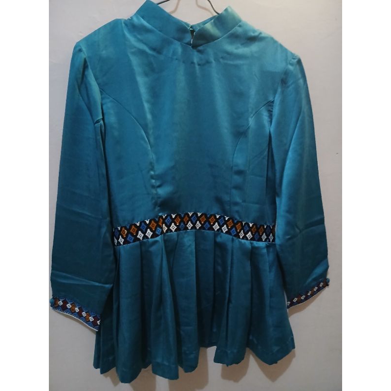 Preloved set kebaya biru