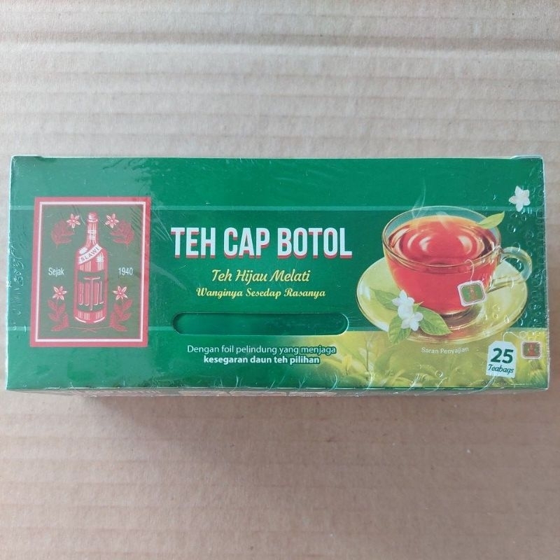 

Teh Cap Botol Teh Hijau Melati Isi 25 Kantong Teh