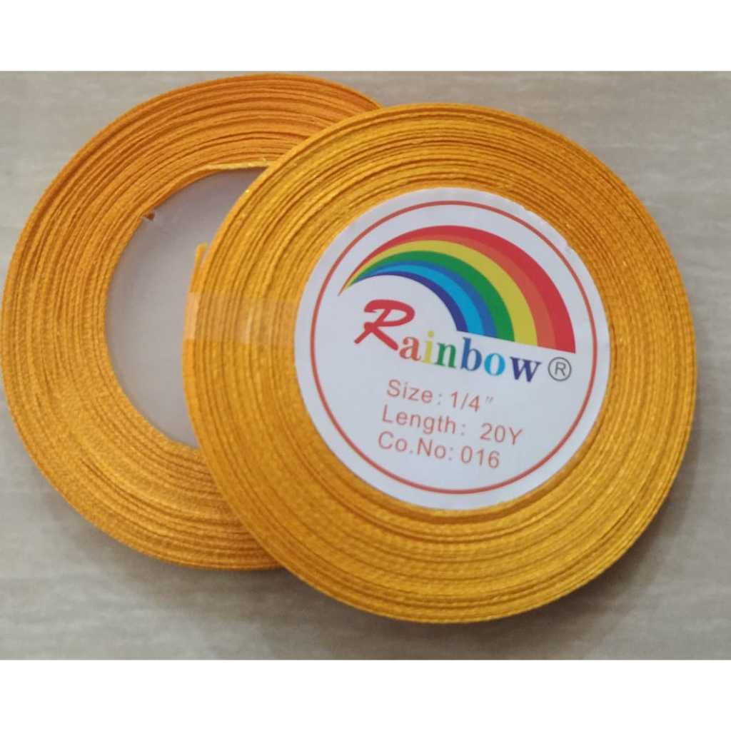 

Pita Satin 1/4 Inchi atau 0,6cm Warna Golkar Jual Perpcs