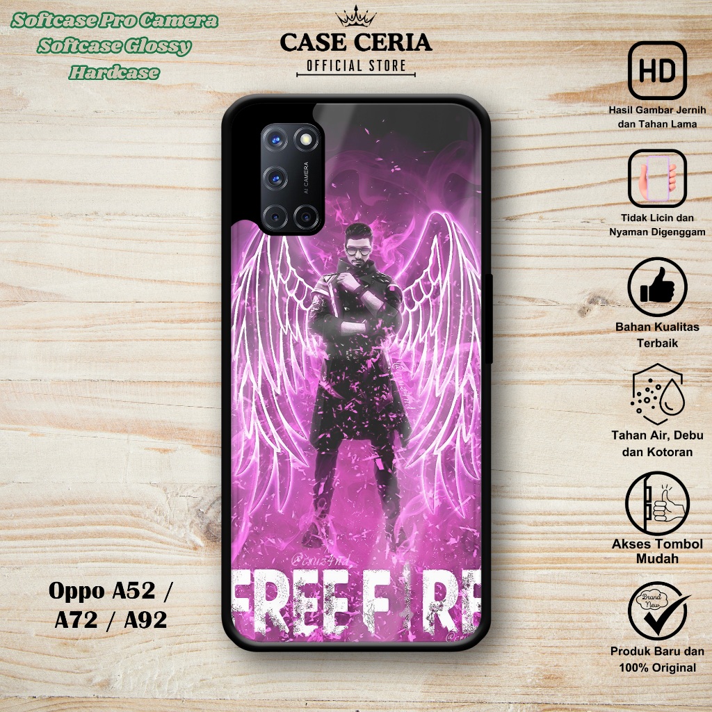 Case For Oppo A52 / A72 / A92 – Casing HP Game FF – Softcase Pro Camera – Hardcase HP – Silikon HP