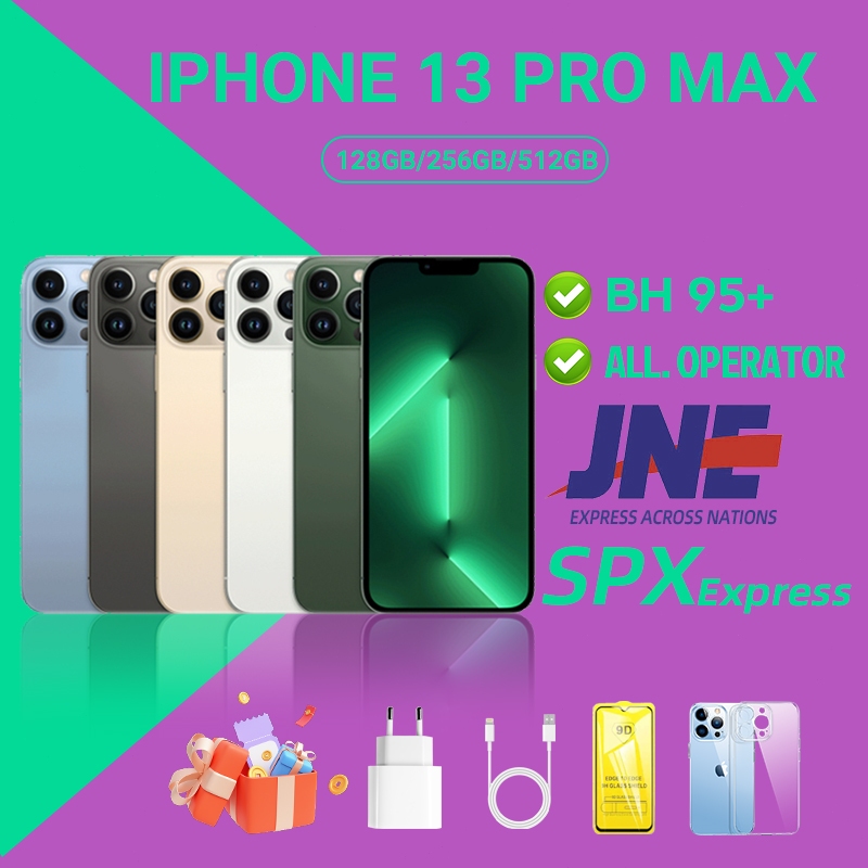 BC iPhone 13 PRO/PRO MAX 128/256GB Second Hand Original 100% | Fullset Mulus Like New Bergaransi [IM