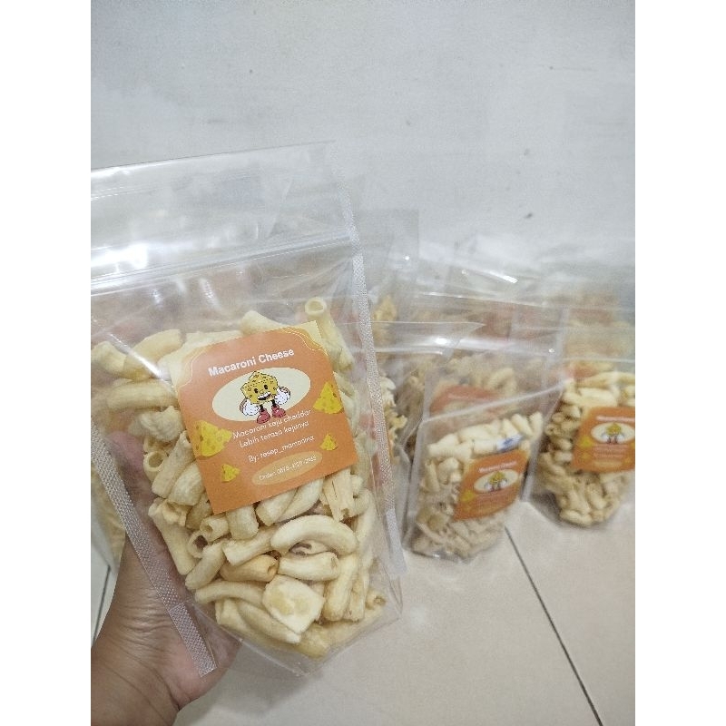 

Macaroni keju cheddar Gluten free cemilan sehat 190gr