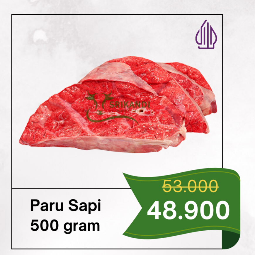 

Paru Sapi Frozen Siap Olah