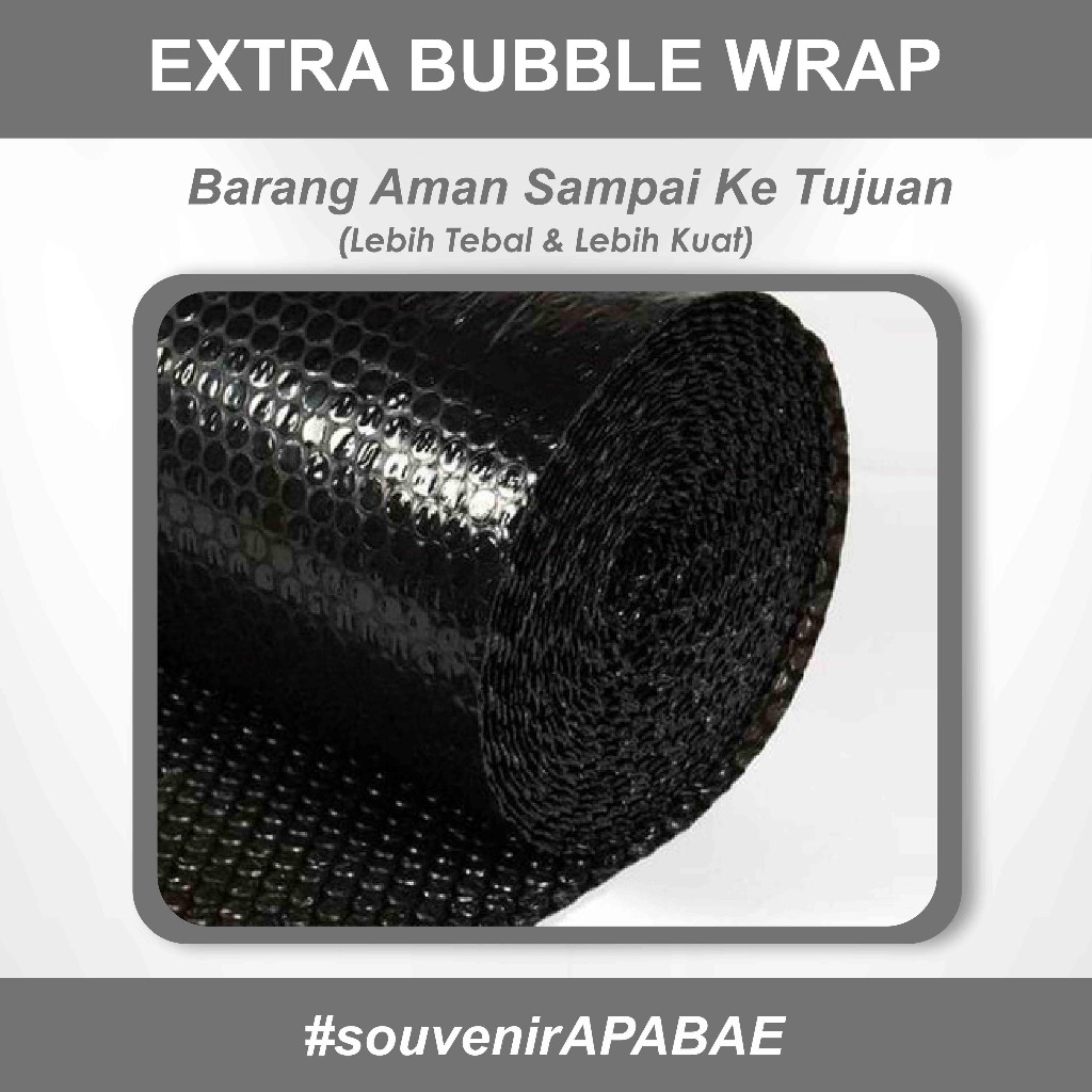 

Ekstra Bubble Wrap - Tambahan Untuk Packing