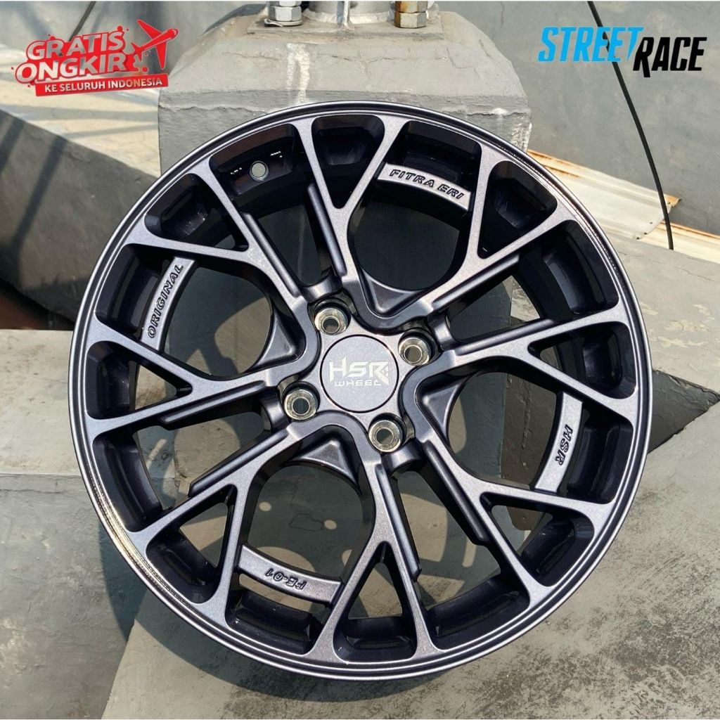 Velg Mobil Jazz Yaris Mobilio HSR Fe01 Ring 16 Original HSR Wheel