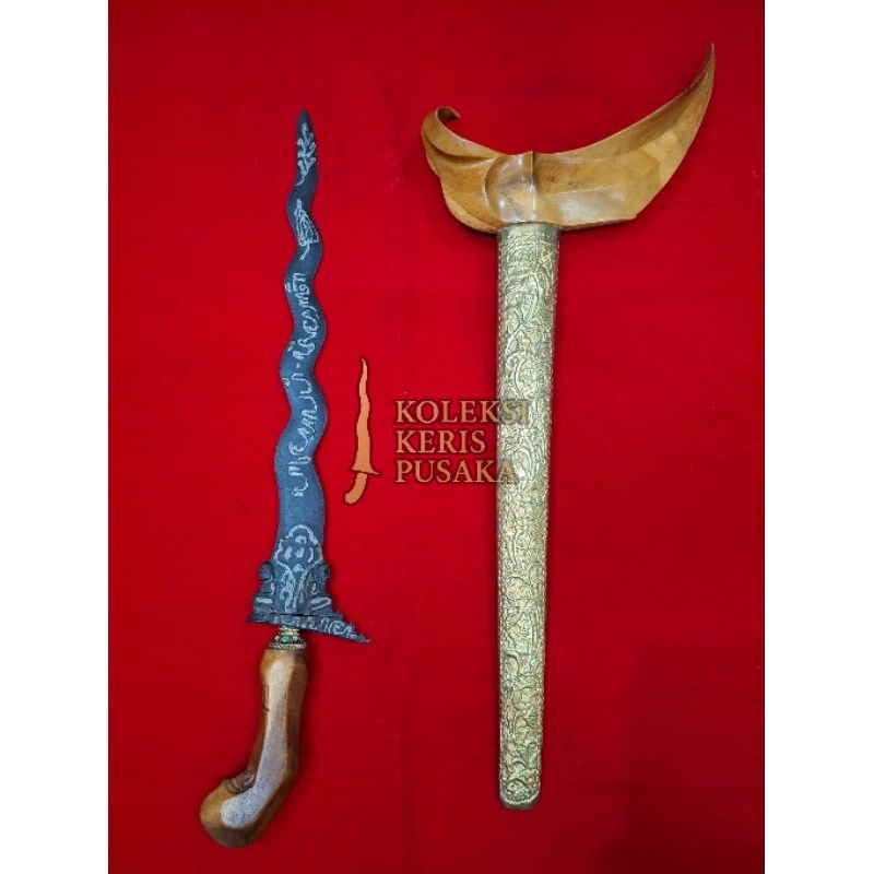 Keris Omyang Jimbe Aksara Jawa Luk 9