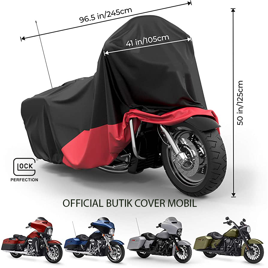 cover motor harley davidson new ultra limited full side box and top box soft material