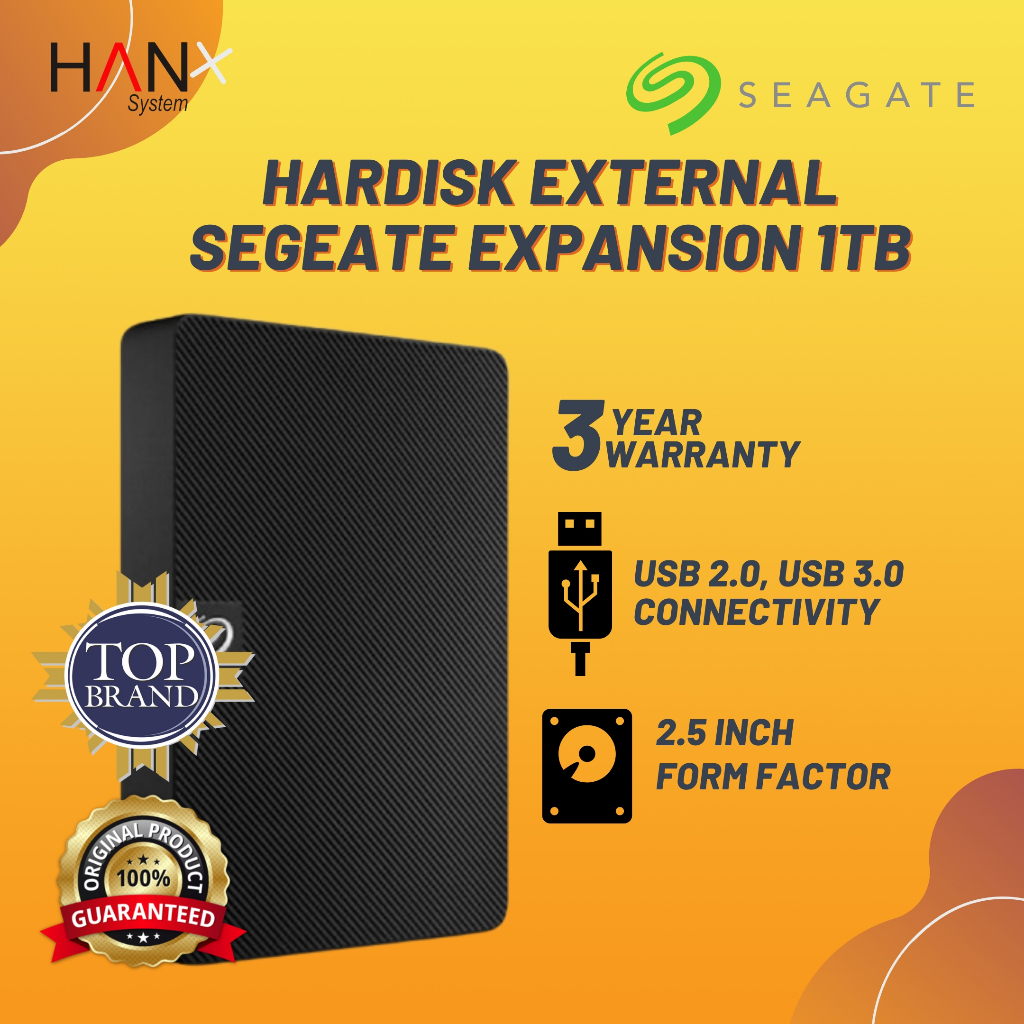 Harddisk External 1TB Seagate Expansion