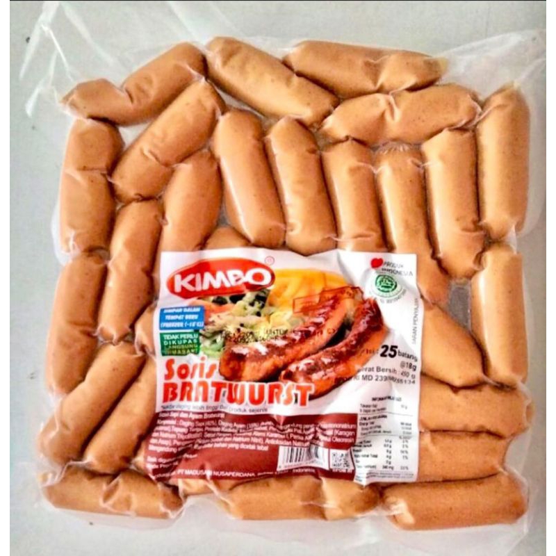

Kimbo Sosis Cocktail Isi 25 pcs | Sosis Bakar | Frozen food