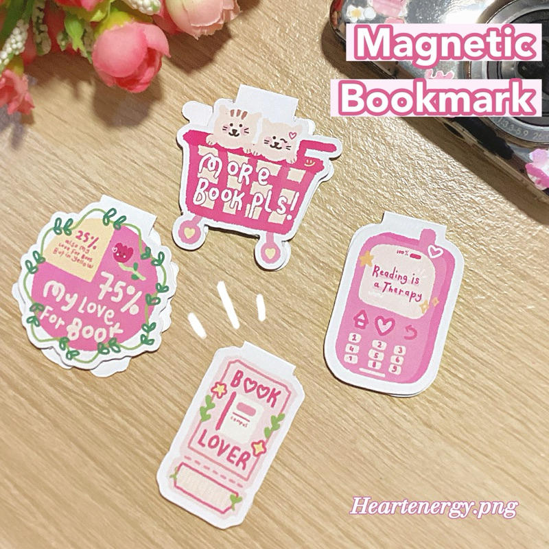 

Whimsical reads magnetic bookmark | Magnetic Bookmark cute aesthetic | penanda buku- Heartenergy.png