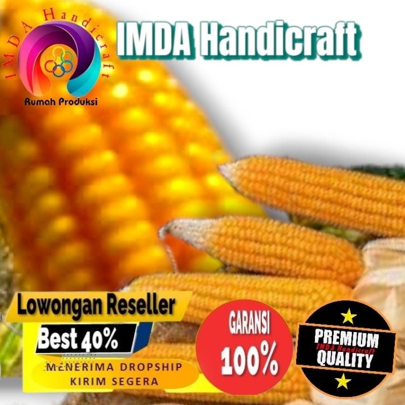 

IMDA HANDICRAFT Paket 5 kg JAGUNG PIPIL HIBRIDA Kwalitas Bersih Untuk Konsumsi Pakan Ternak Bibit Serta Keperluan lainnya
