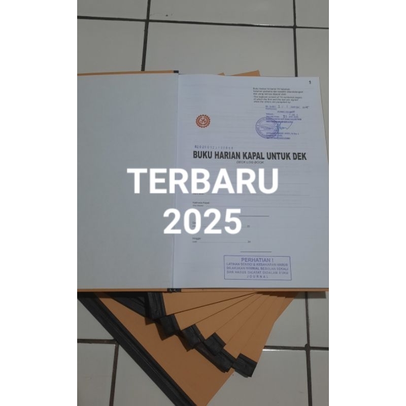 

Dek Log Book Terbaru 2025_Buku Jurnal Dek_Buku Harian Kapal untuk Dek