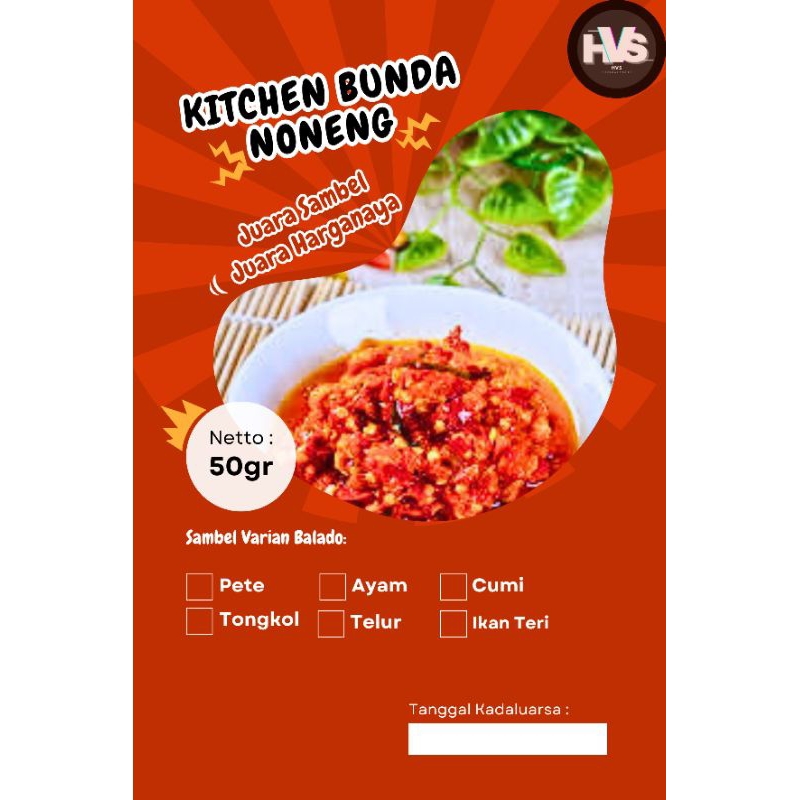 

Sambal SASET Balado 50gr Variant Ngiler pisan