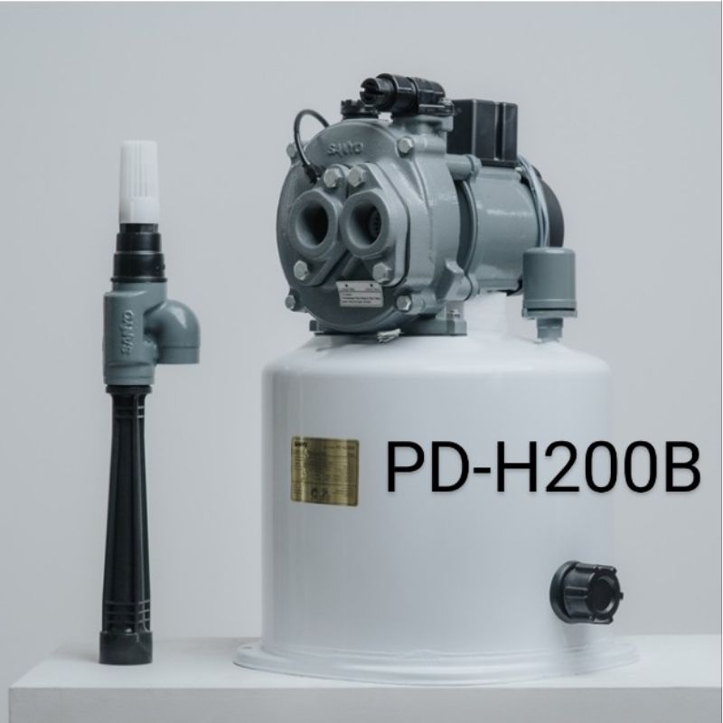 Pompa Air Sumir Dalam Otomatis Jetpam Sanyo PDH200B 200W Hisap 27M Dorong 12M 25lpm Garansi Motor 5T