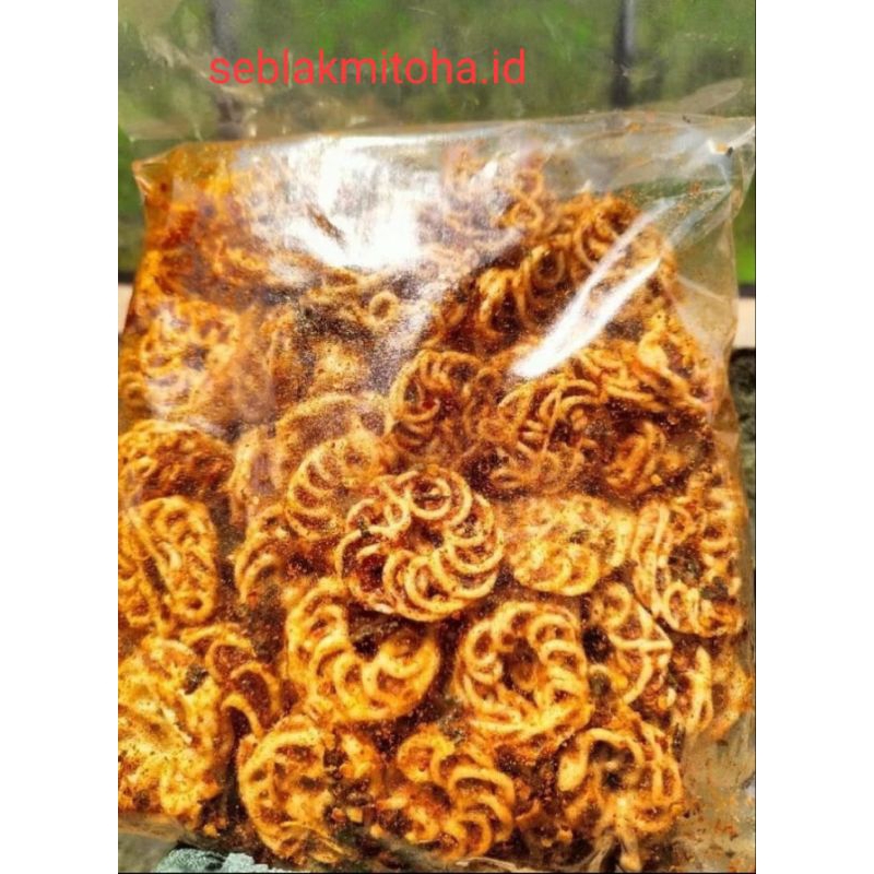 

seblak kerupuk pedo seblak kering pedas daun jeruk