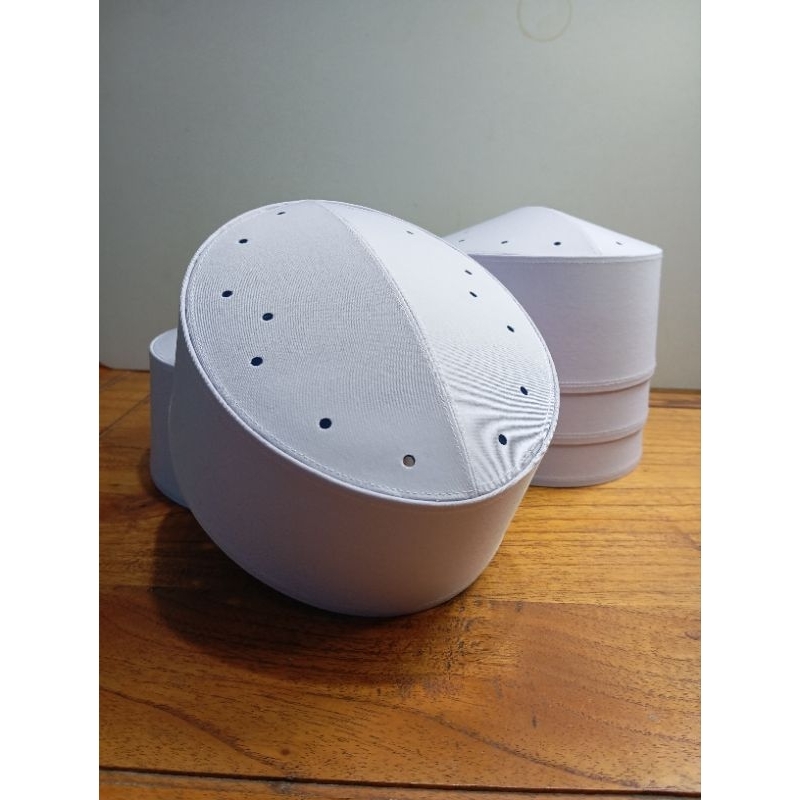 peci putih fiber super ukuran anak kopiah putih kokoh