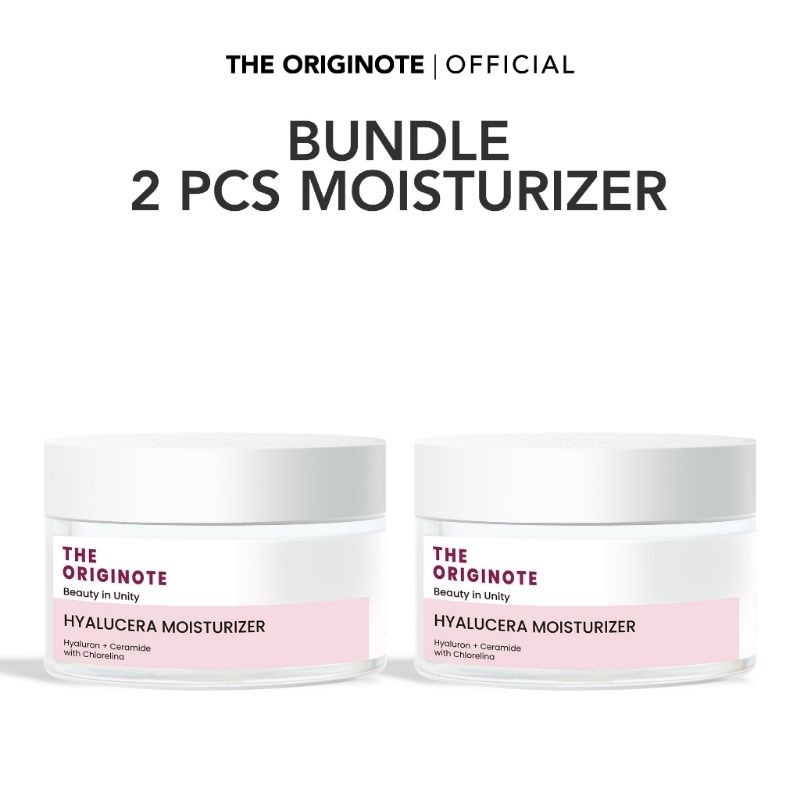 THE ORIGINOTE Bundle 2Pcs Hyalucera Moisturizer Mencerahkan Hyaluron+Ceramide|| Moisturizer The Orig